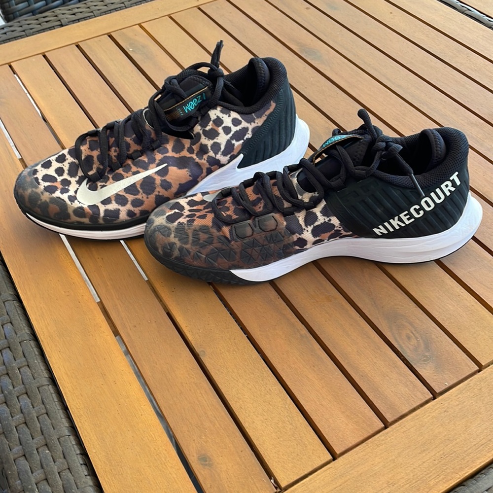 Womens leopard Nike shoes